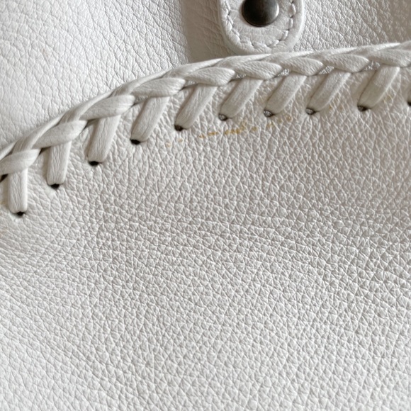 Christian Dior white leather double pocket purse - Picture 4 of 13